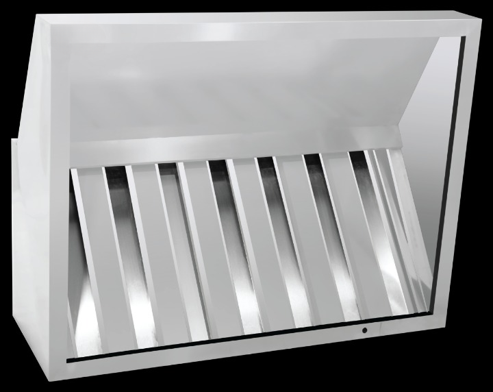 Ss Exhaust Hood With Filter 1000