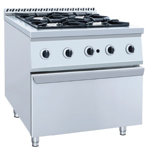 Four Burner Gas Range Prima Plus 900 With Gas Oven
