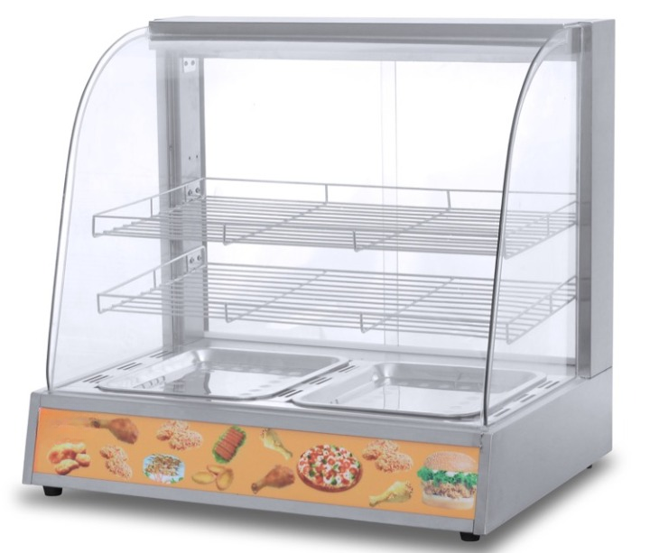 Imported Round Glass Food Warmer Small