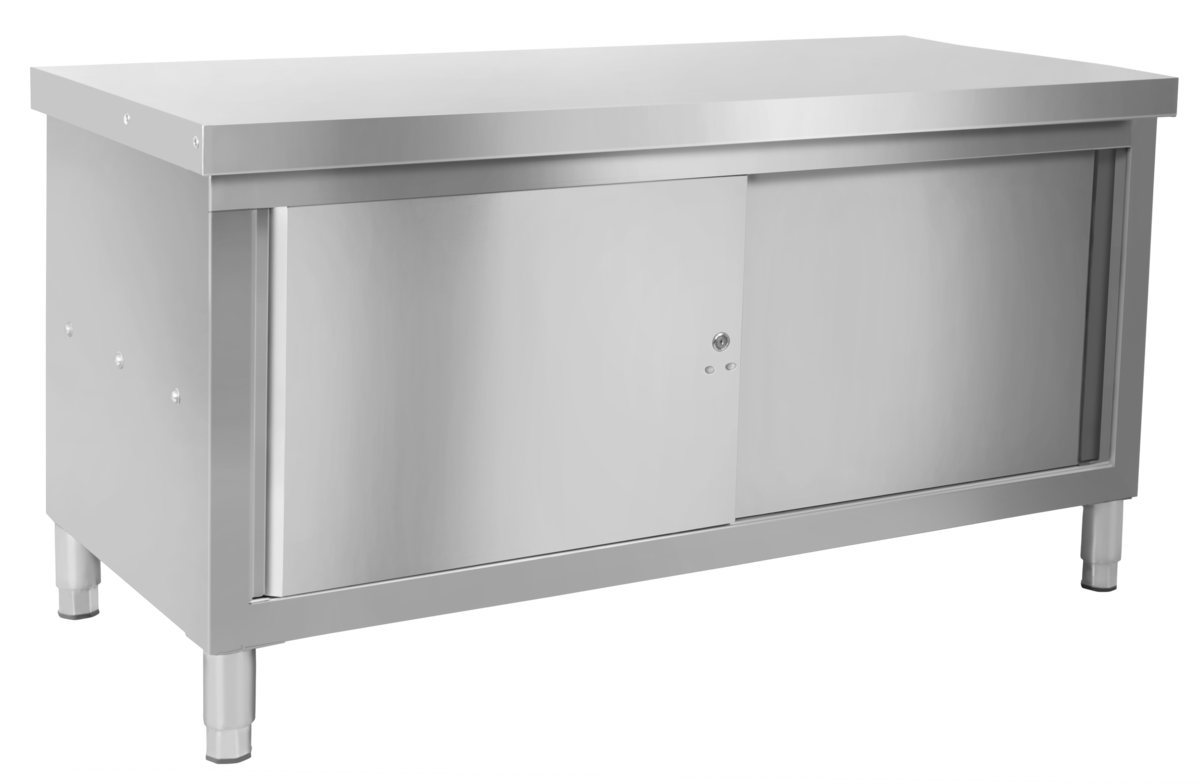 Ss Cabinet Style Work Table: 5ft
