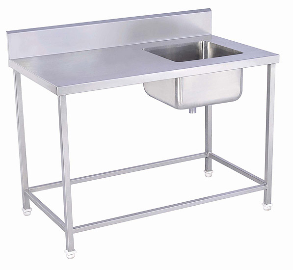 Ss Sink With Table: Sink On Rhs
